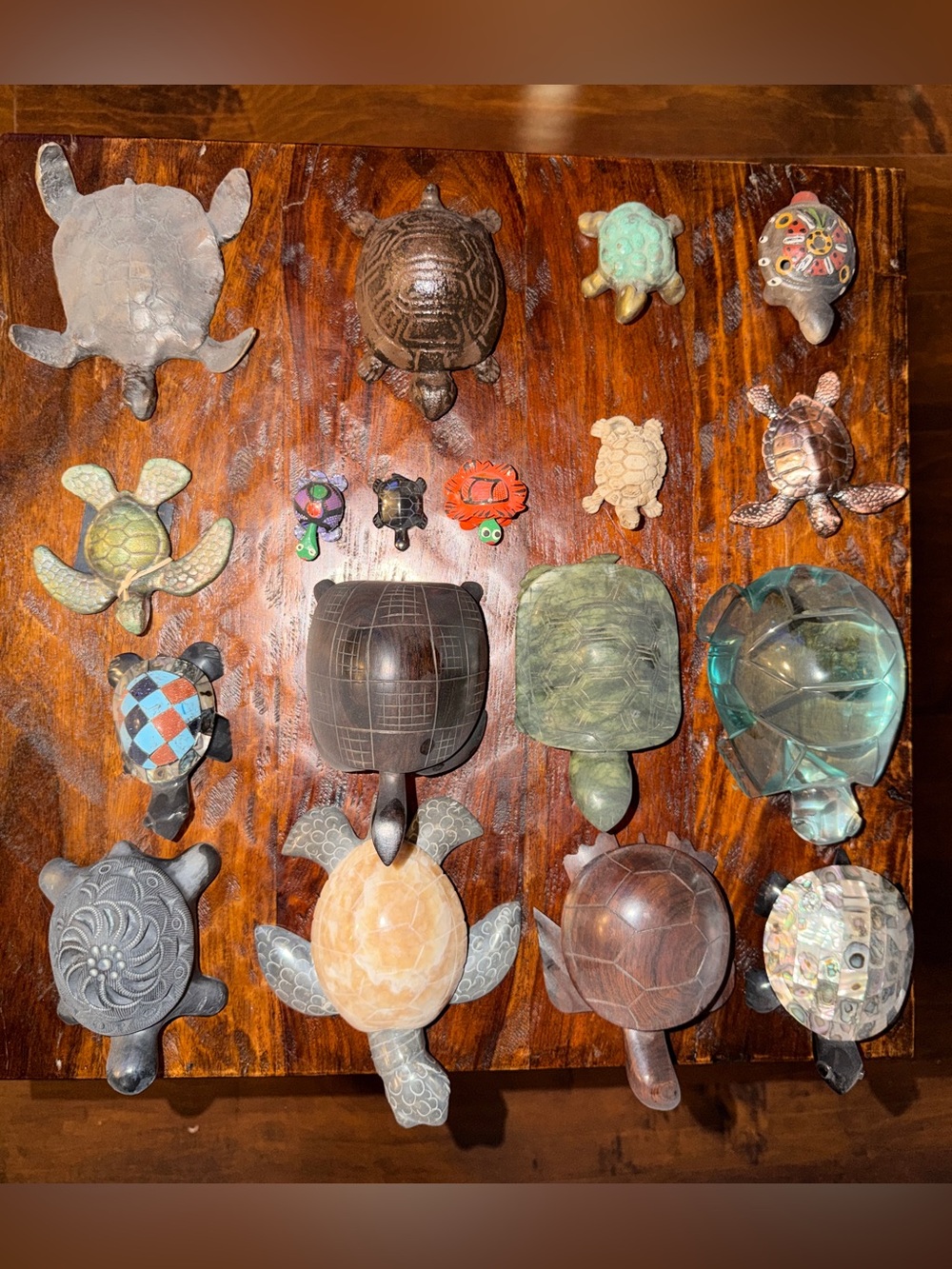 Lot of 18 Turtles Figures for Collection or Decor